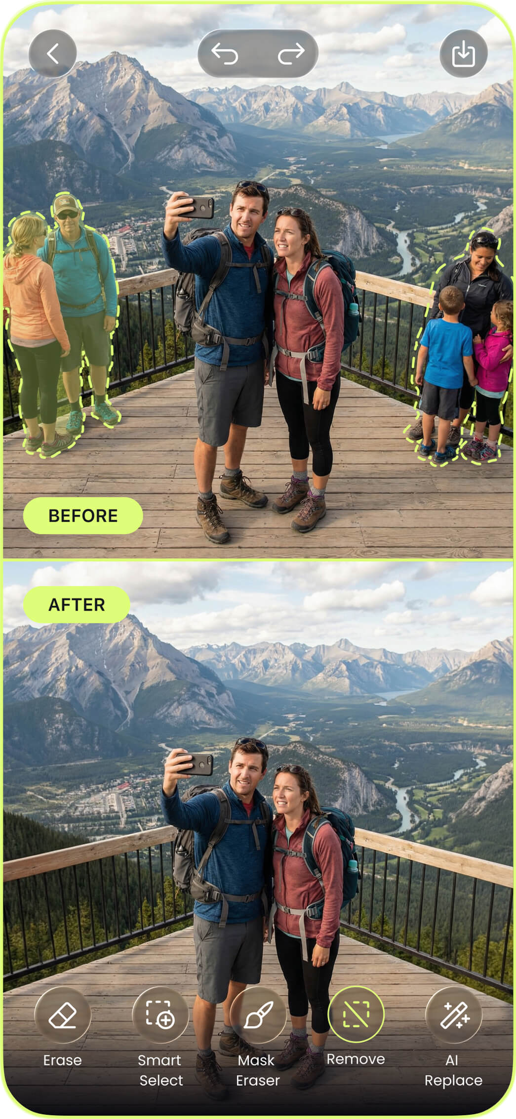 On-Device Inpainting